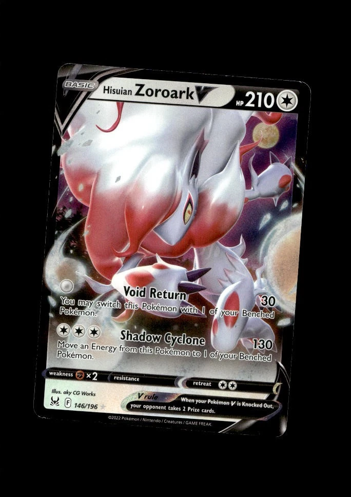 zoroark v pokemon card value 2022 Japanese SWSH VSTAR Universe Hisuian #128 BGS 10 PRISTINE Card Number / Rarity Hisuian Zoroark V #SWSH297 Prices