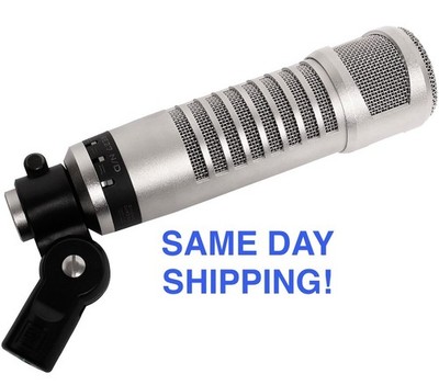  HOT DEAL  Electro-Voice RE27 N/D Dynamic Mic Silver w/Mount & Carrying Case