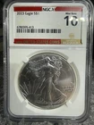 American Silver Eagle 2023 1-Ounce Coin S$1 NGCX 10 Special Label