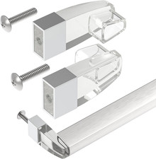 Clear Acrylic Shower Door Towel Bar Brackets Fit for Alumax/Basco Framed Sliding