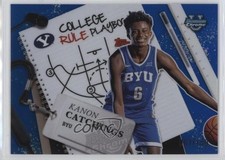 2024 Bowman U Chrome College Rule Playbook Blue Refractor Kanon Catchings 2y0
