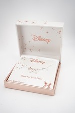 DISNEY Minnie Mickey Mouse Made For Each Other Fine Silver Plated Necklace NEW