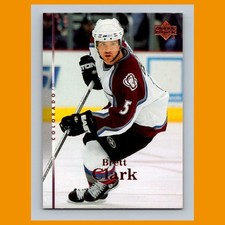 Brett Clark #55 2007-08 Upper Deck Colorado Avalanche Hockey Card NHL