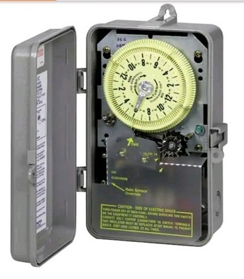 NEW T8805P101C Sprinkler/Irrigation Timer w/14Day Skipper/125 VAC/60 Hz/SPST/15A