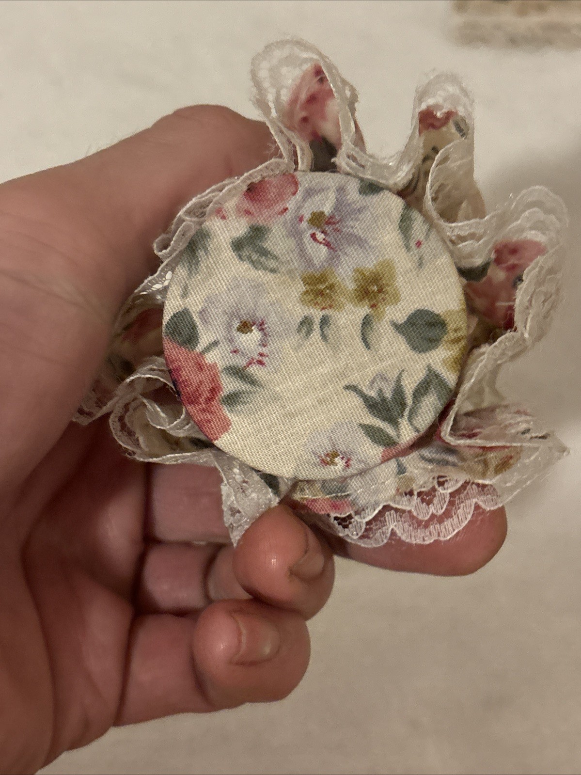 1:12 Scale Vintage Floral Bedroom Set for Dollhouse 6pcs FREE SHIP