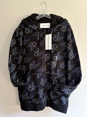 Calvin Klein Jeans hooded zip-up New With Tags