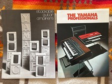 Yamaha Organ Catalog YC45D YC-25D YC-30 Stackable Amps B100 G100 1970s Japan 80s