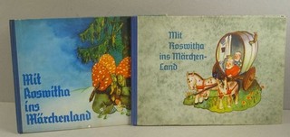 Roswitha Märchenland Bilderbuch Bitterlich 2 Bde Sammelbilderalbum 1930er J.