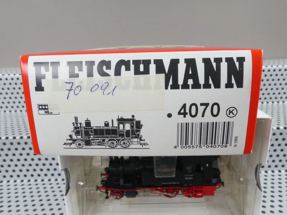 Fleischmann 4070 Br 70 091 Lok Dampflok H0 DC Gleischstrom