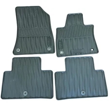 Infiniti QX50 T99E1-5NA0A Rubber Floor Mats All Weather Front Rear Set OEM Gray