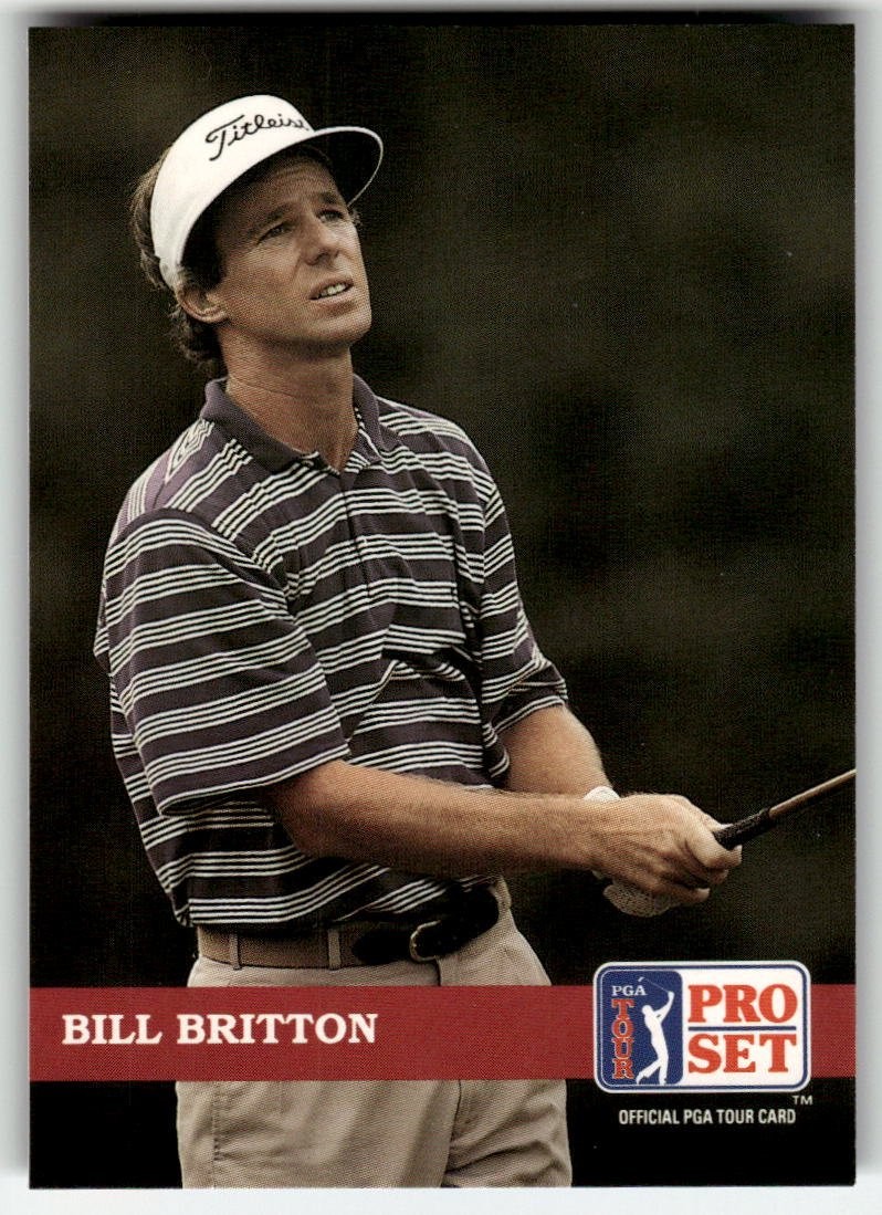 1992 Pro Set PGA Tour Bill Britton #83