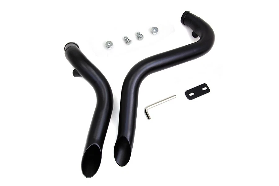 Wyatt Gatling Down Draft Exhaust Header Set fits Harley Davidson - Image 3 of 4