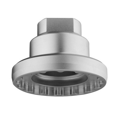 Birzman Lockring Socket Shimano STEPS d=54mm, E-Bike silver 