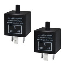 Led Flasher Relay CF-13 Set of 2 , 3 Pins Adjustable Turn Signal Relay CF13 ...