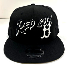 Boston Red Sox NE MLB "Black Street" Trucker  Snapback Hat~Black
