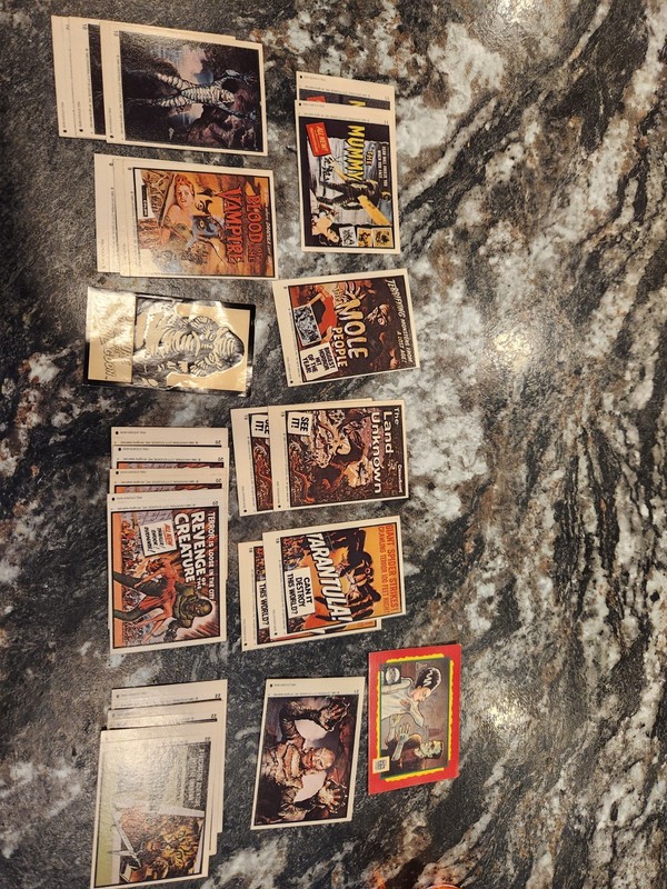 1980 Topps You’ll Die Laughing Creature Feature Cards - lot of 22