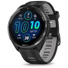 Garmin Forerunner 965 Running GPS Smartwatch, Black and Powder Gray 010-02809-00