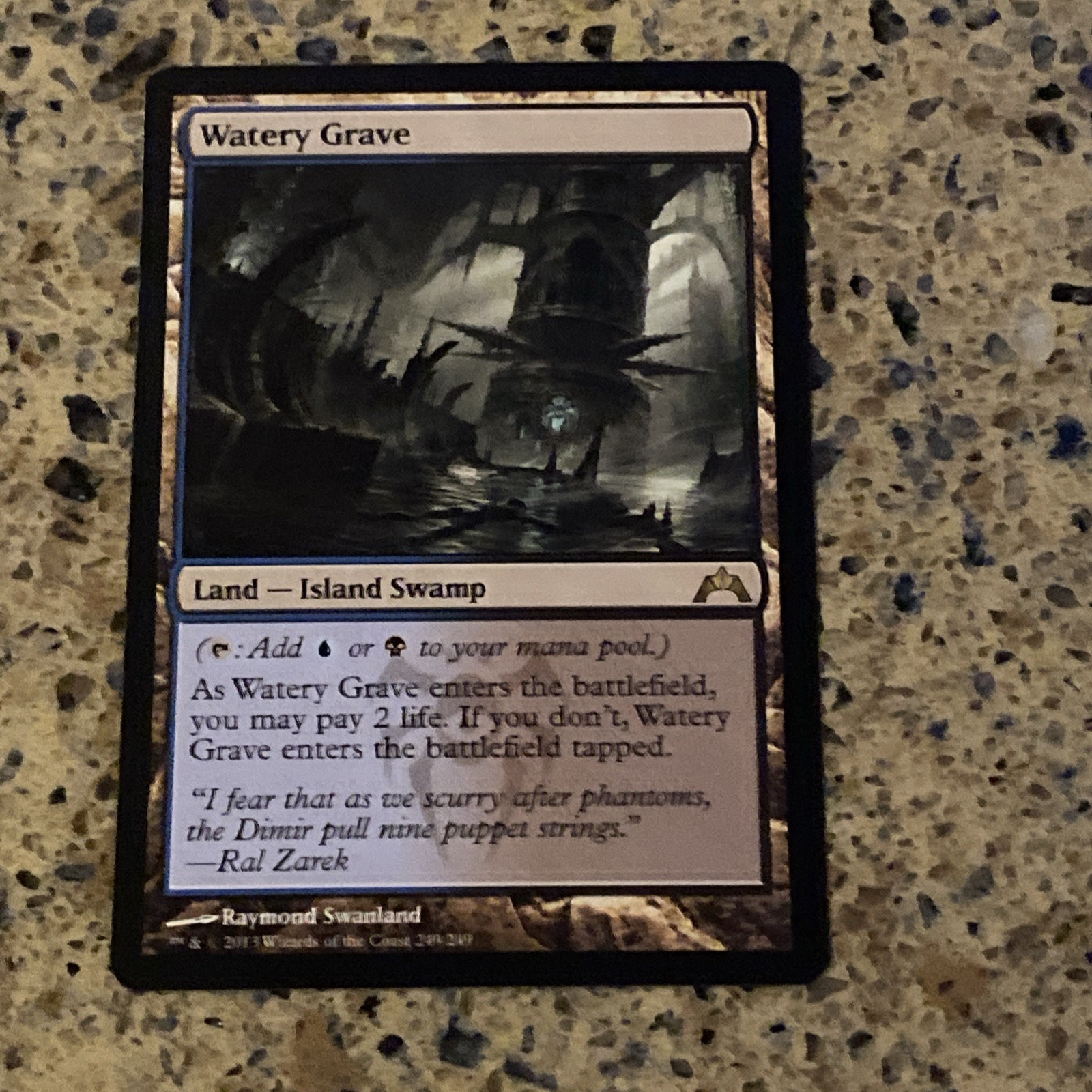 Watery Grave 249 Gatecrash Regular mtg tcg card nm