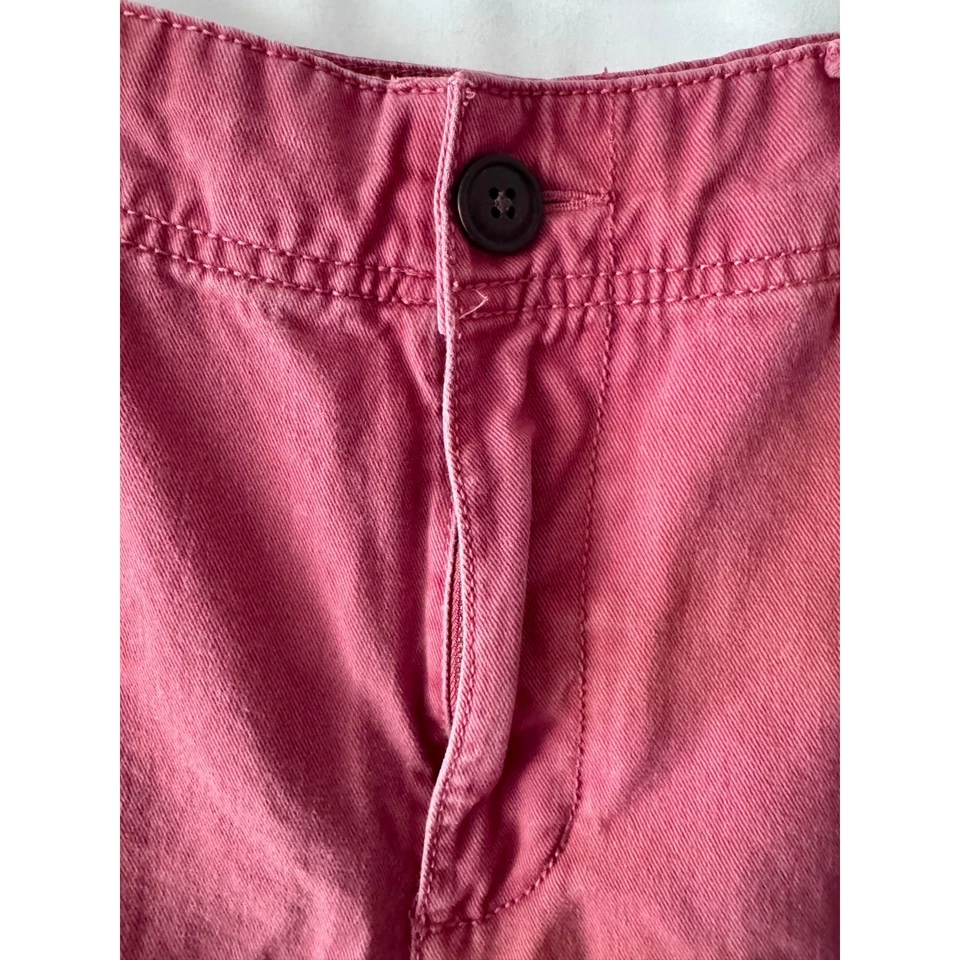 Pantalones cortos chinos de algodón coral/rojo para hombre talla 36W - ajuste clásico Foto 4 de 4