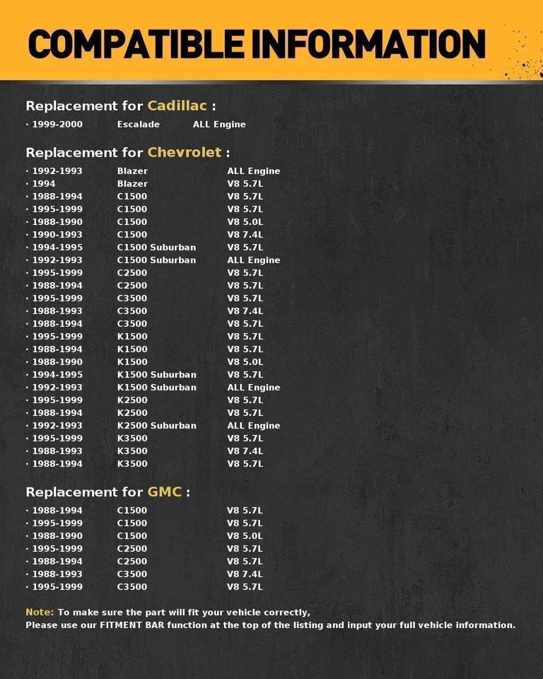Radiator Fits 1995-1999 Chevrolet K1500 1988-1994 Chevrolet C1500 K1500 5.7L V8 Foto 2 de 4