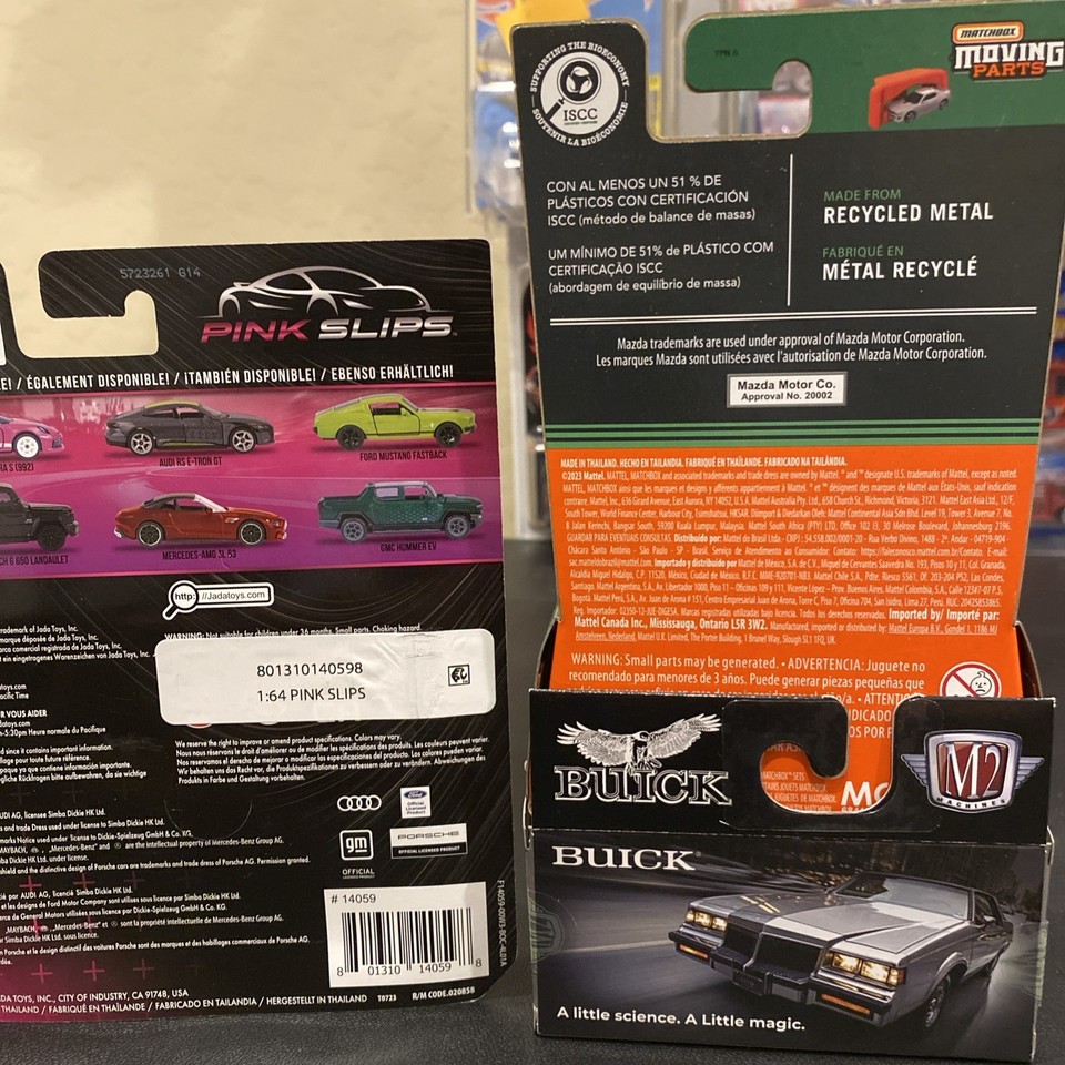 M2 Buick Regal - Matchbox Silverado -Mazda RX7 - Pink Slip Hummer. Lot ...