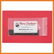 Flying Dutchman Spiral #3 Pinless Scroll Saw Blades 72 pc