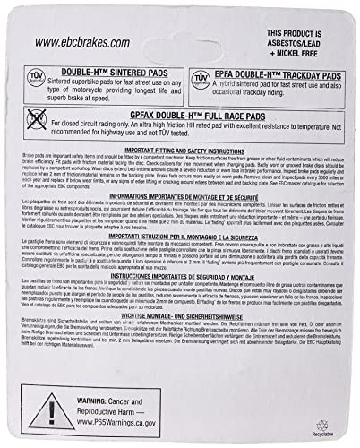  Brakes FA174HH Disc Brake Pad Set, Black  - Picture 3 of 6