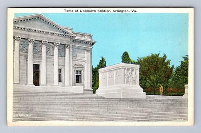 Arlington VA-Virginia Tomb Of Unknown Solider Vintage Postcard