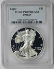 1998-P American Silver Eagle $1 Proof PR 69 DCAM PCGS