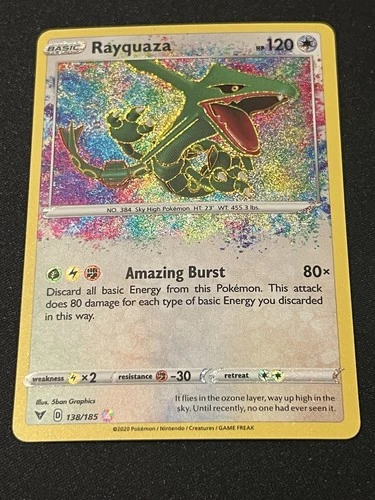 Rayquaza 138/185 Vivid Voltage - Pokemon TCG NM Condition