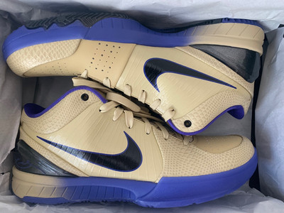 Nike Kobe IV 4 Protro Barcelona Black Mamba Los Angeles Lakers 45 11 10
