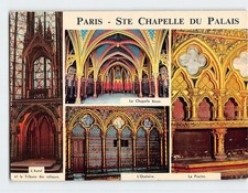 Postcard Views in Sainte-Chapelle in Paris France