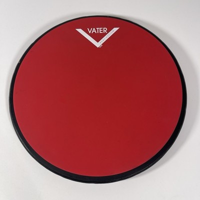 Vater Percussion Practice Chop Builder Pad 12  Red Black , Pre-owned 