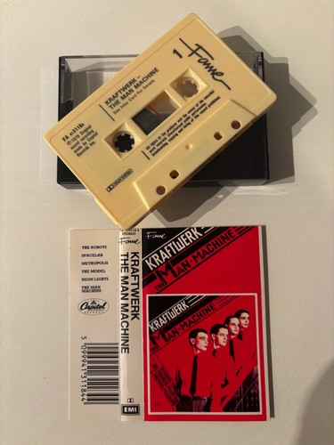 KRAFTWERK - THE MAN MACHINE (RARE UK CASSETTE TAPE)