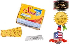 100 Straight Edge Barber Razor Blades for Professional Bar