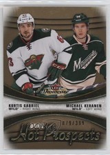 2015 Fleer Showcase Hot Prospects Duos 79/399 Kurtis Gabriel Michael Keranen g2u