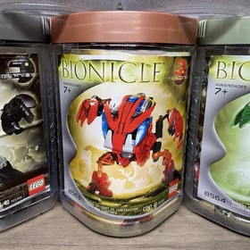 LEGO Bionicle Bohrok Lot of 5 Complete with Canisters & Krana 8560 - 8564 READ