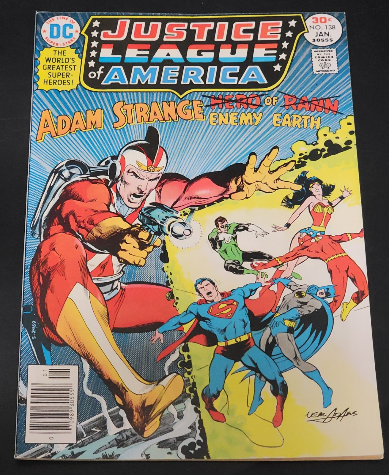 Justice League of America (1960) #138 Neal Adams Adam Strange Cover Dillin NM-