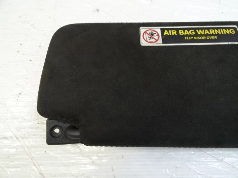 05 Mercedes W209 CLK55 sun visor, left, alcantara suede, black charcoal, AMG - Image 2 of 4