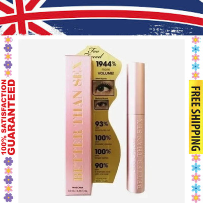 Too Faced Better Than Sex 8ml Mascara Full Size Volumising