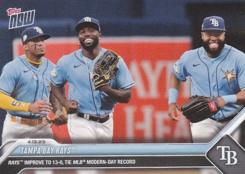 2023 Topps Now 116 TAMPA BAY RAYS