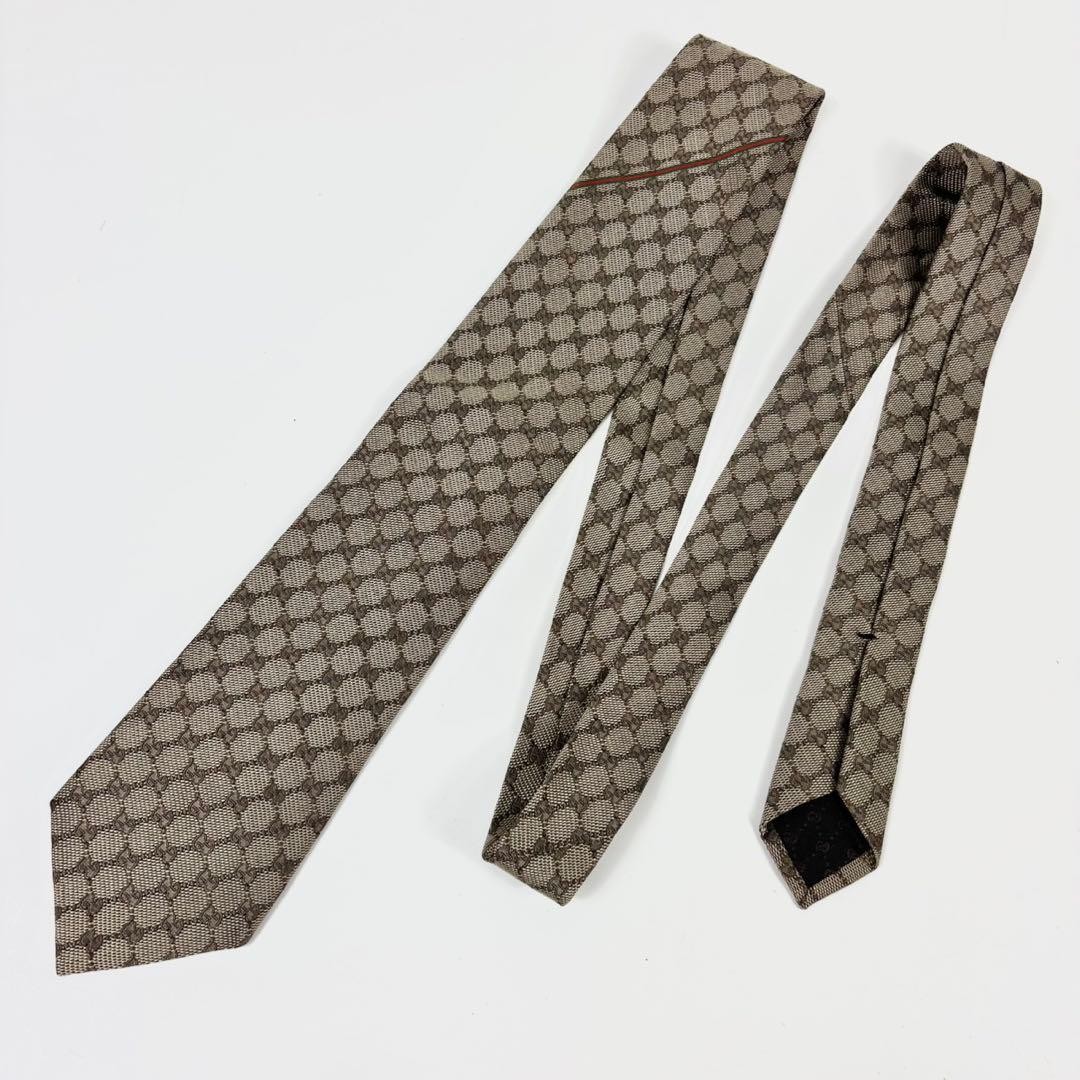 Gucci GG Pattern Interlocking Sherry Line Necktie… - image 4