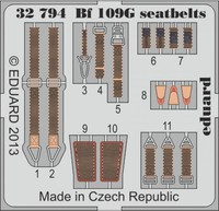 Bf 109G Seatbelts - Revell - / 1:32 - Eduard 32794