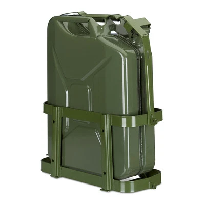 Kanisterhalterung Kanisterhalter Benzinkanisterhalter Jerrycan-Halter grün - Bild 1 von 4