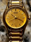 Vintage Seiko Quartz Women’s Gold Tone Watch – AS IS ,1N01-0E19
