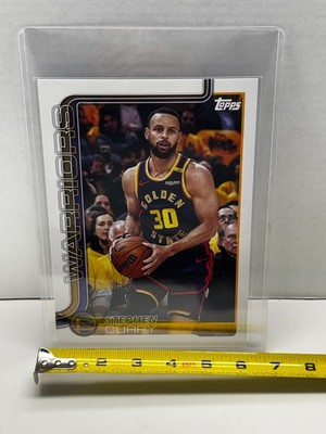 2025-26 Topps Stephen Curry OTC-9 OVERSIZED 6x8 Card SLEEVE & TOP LOADER!