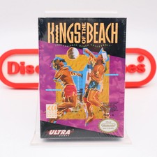 NES Nintendo KINGS OF THE BEACH VOLLEYBALL - NEW & Factory Sealed with H-Seam!