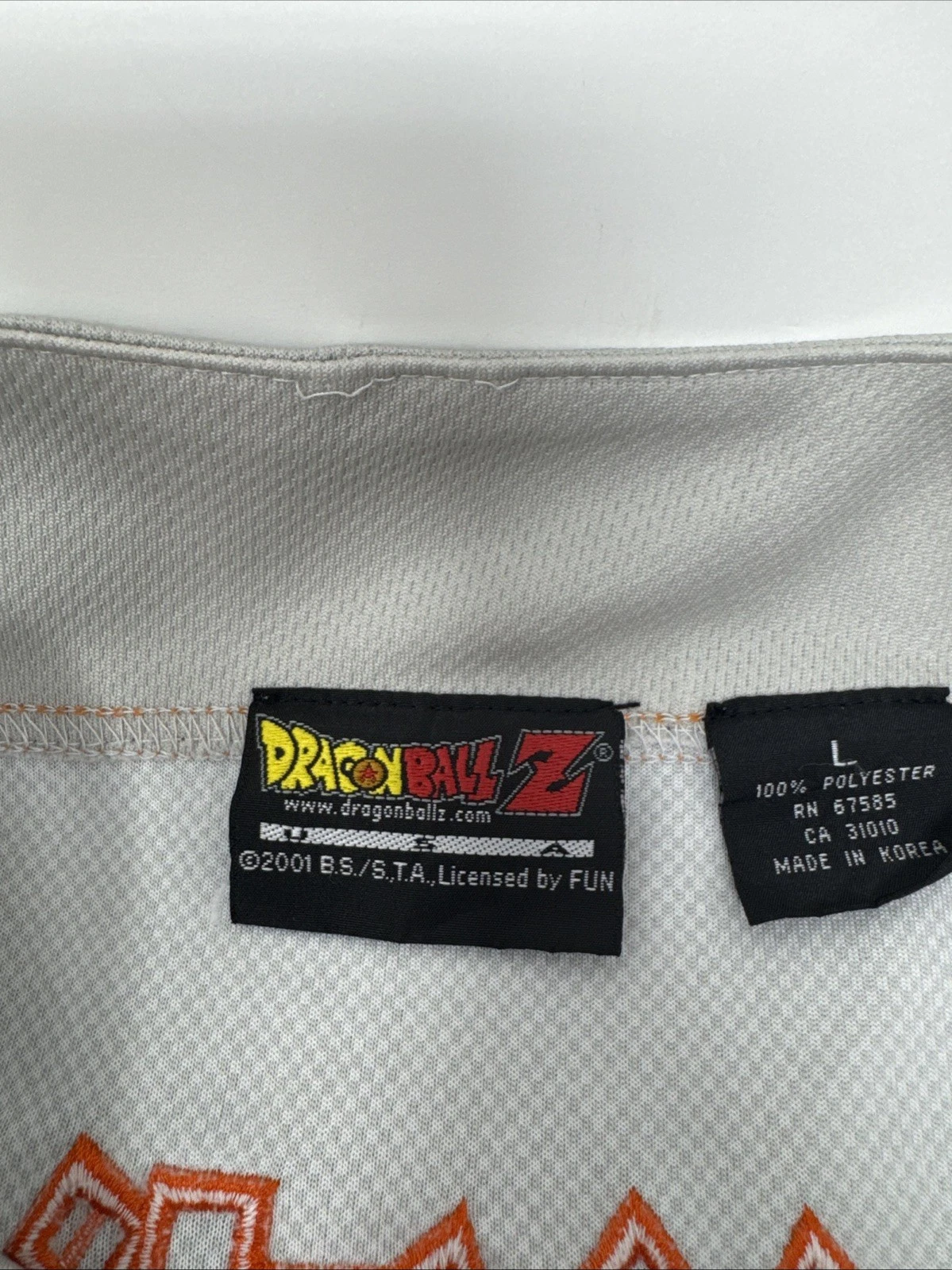 Vintage Dragonball Z Baseball Jersey