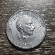 Shell Canada Pierre E Trudeau Canada Prime Minister (1968) Parliament Token