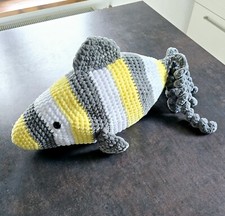 Amigurumi 🐟 Gehäkelter Fisch 40cm 🐟 NEU🐟 Kuscheltier❤️Handmade❤️Geschenk🎁